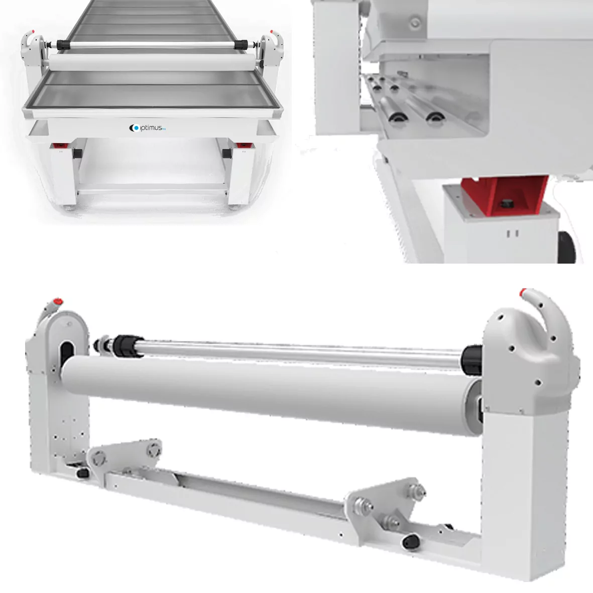 Laminateur Flatbed Optimus pour l'application à plat, montage et lamination de supports